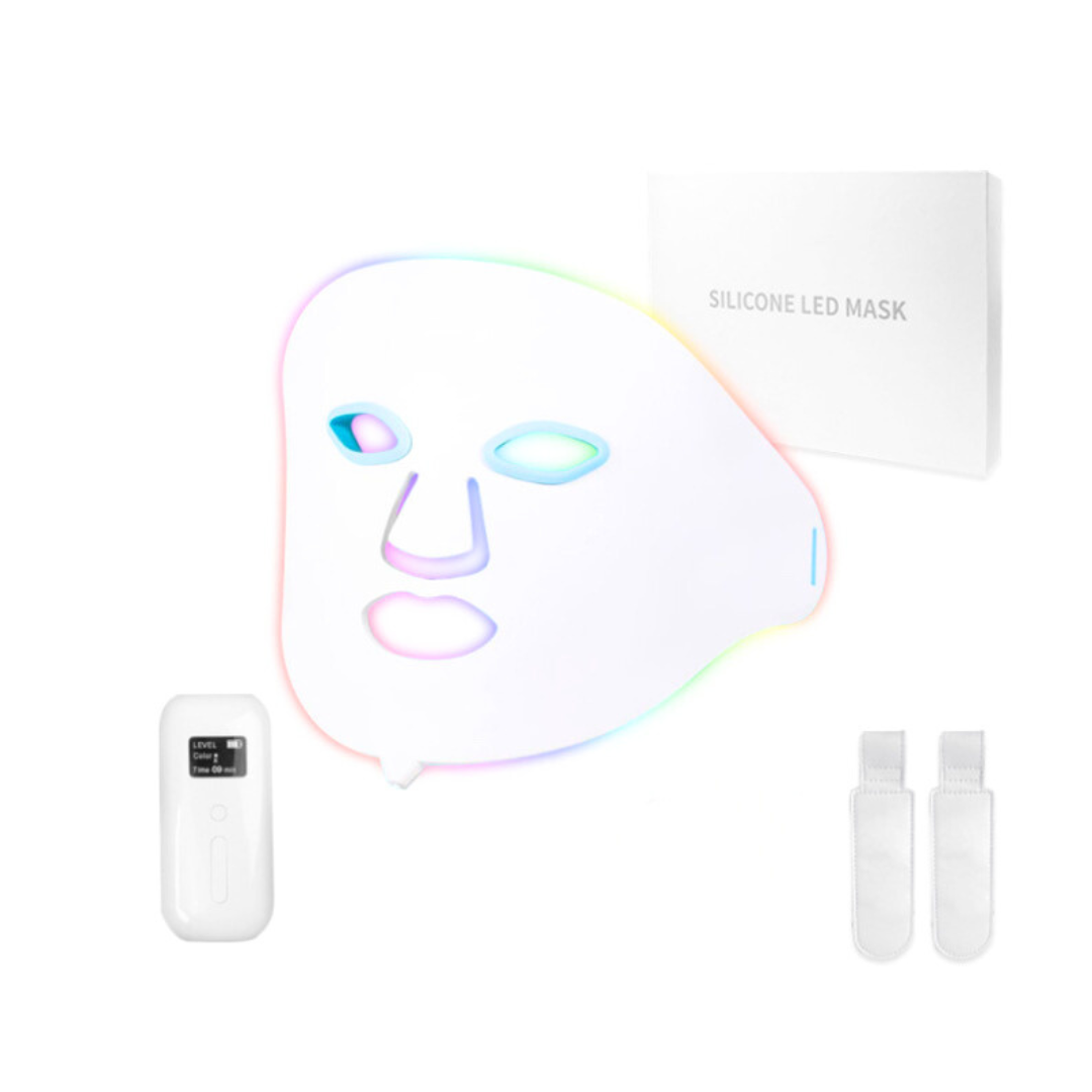 7 LED Silicone Therapy Mask - Spa-Grade for Radiant Skin at Home – SKIN ...