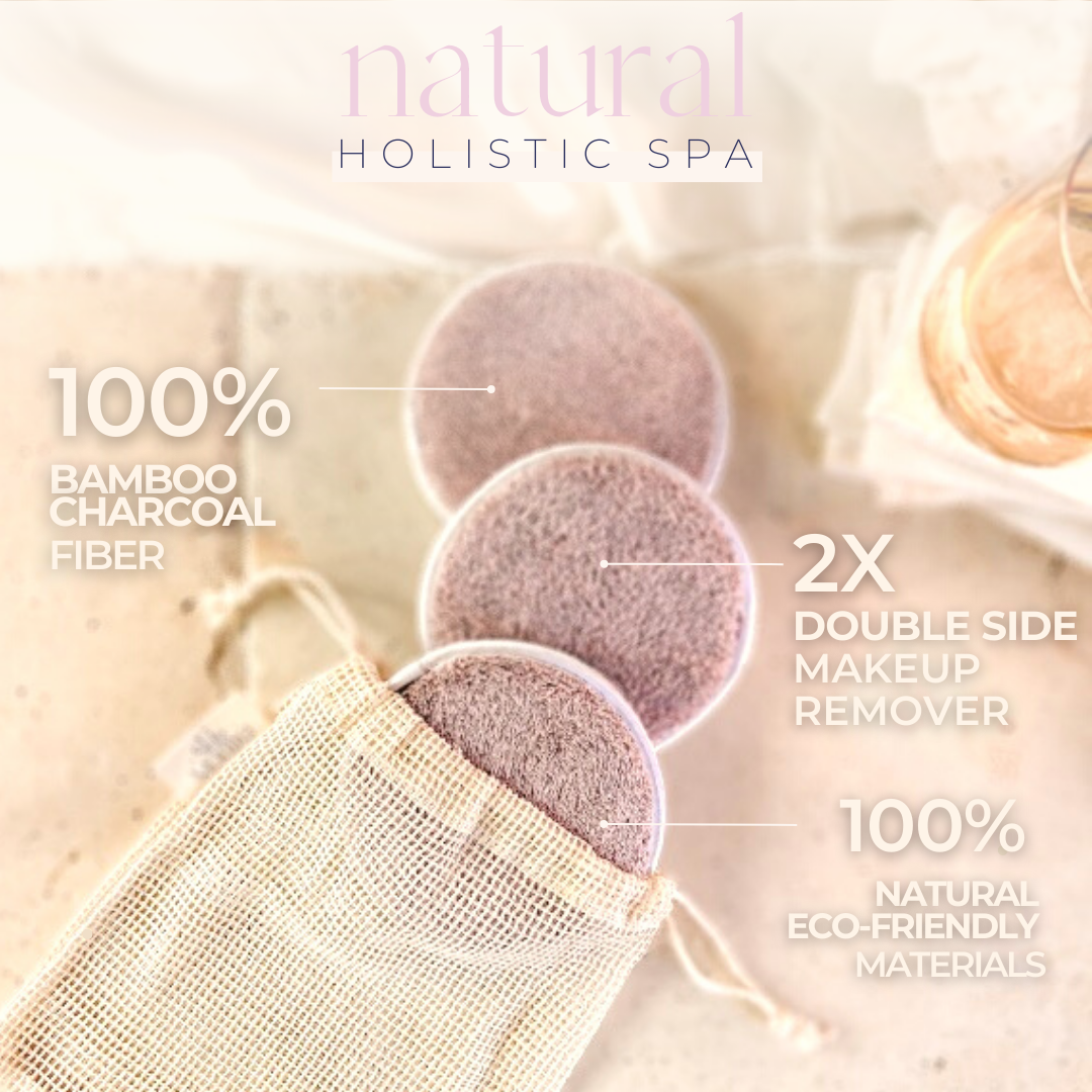 Eco-Friendly Bamboo Charcoal Pads | Cleansing & Makeup Remover Pads