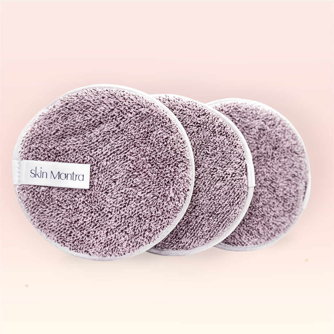 Eco-Friendly Bamboo Charcoal Makeup Remover Pads - Holistic Luxury Skincare by Skin Mantra