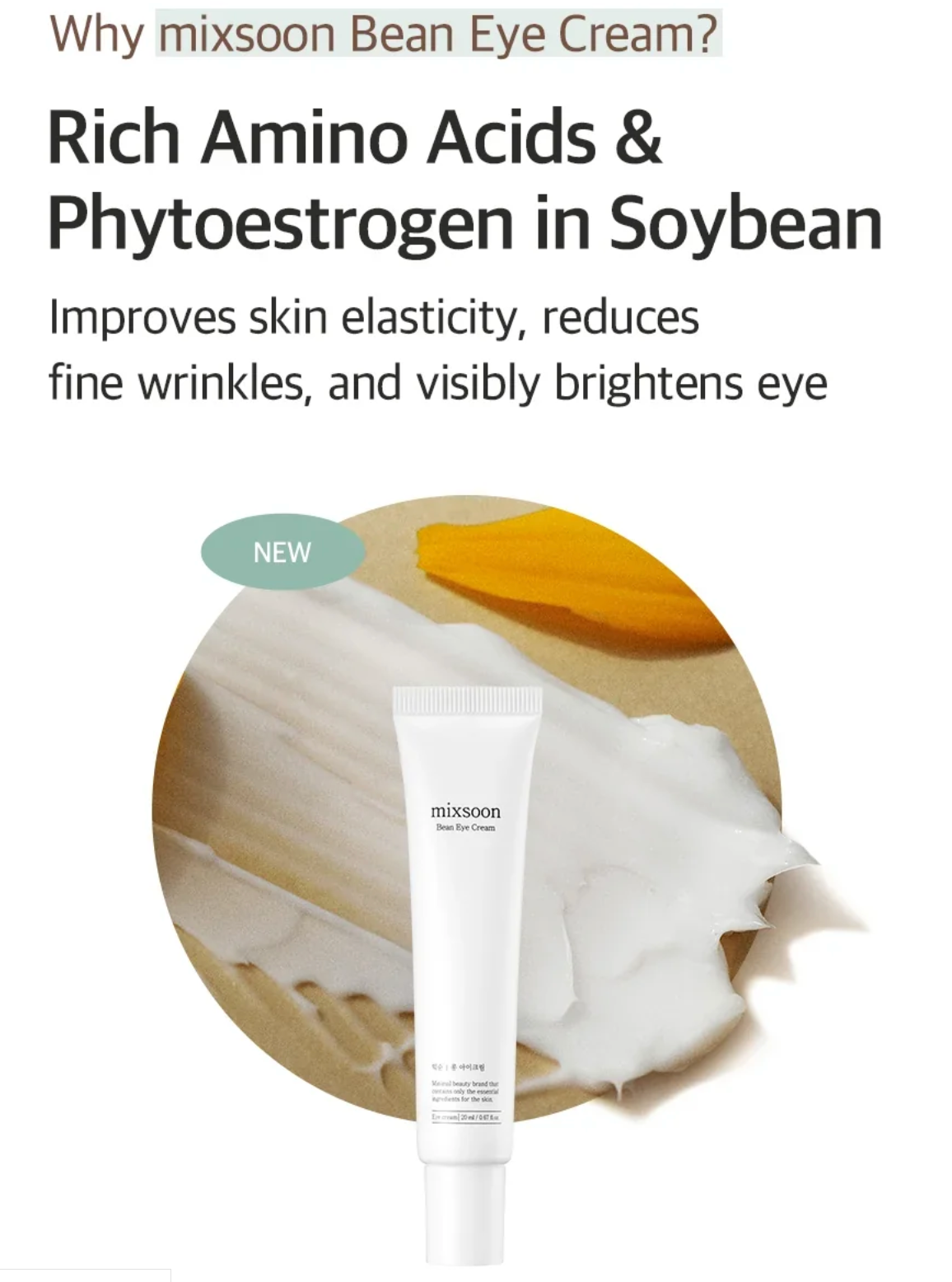 mixsoon - Bean Eye Cream